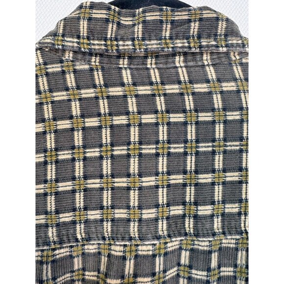 Disney Womens Pooh Plaid Soft Corduroy Shirt Medium Tigger Embroidery - Picture 11 of 12